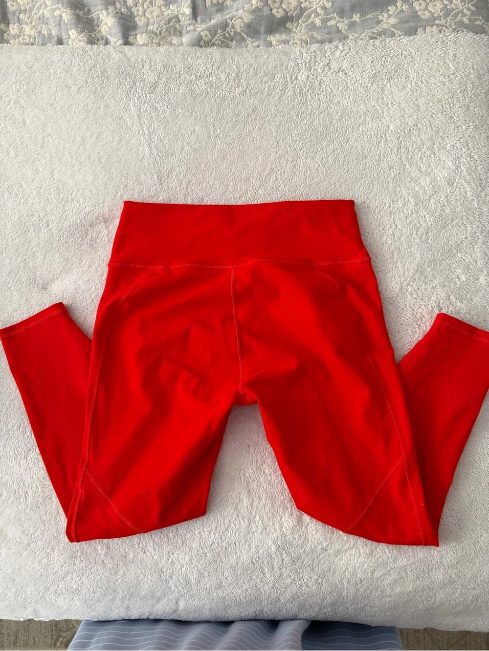 Fabletics Red High-Rise Performance Leggings - Picture 3 of 4